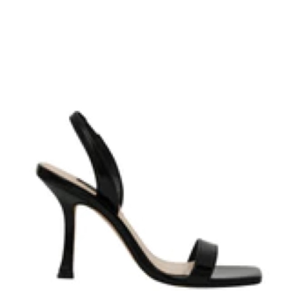 Nine West patent sling back sandal heels